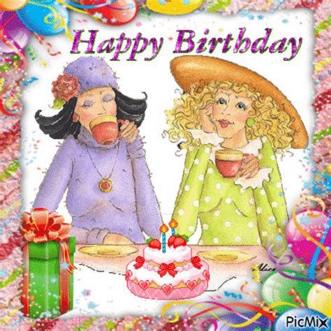 happy birthday for women gif|Happy birthday female gif